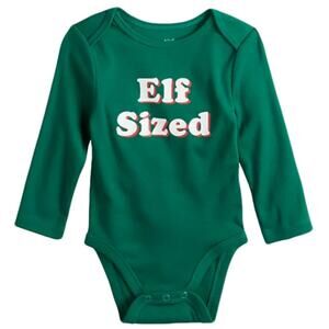 NWT Elf Sized Onesie Lapped Shoulder size 3 Month